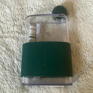 BNWT Starbucks Korea Coffee Leaf Sleeve Water Bottle